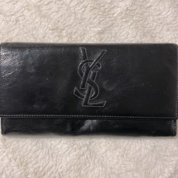 Yves Saint Laurent Bags Ysl Wallet Black Leather Yves Saint Laurent Poshmark